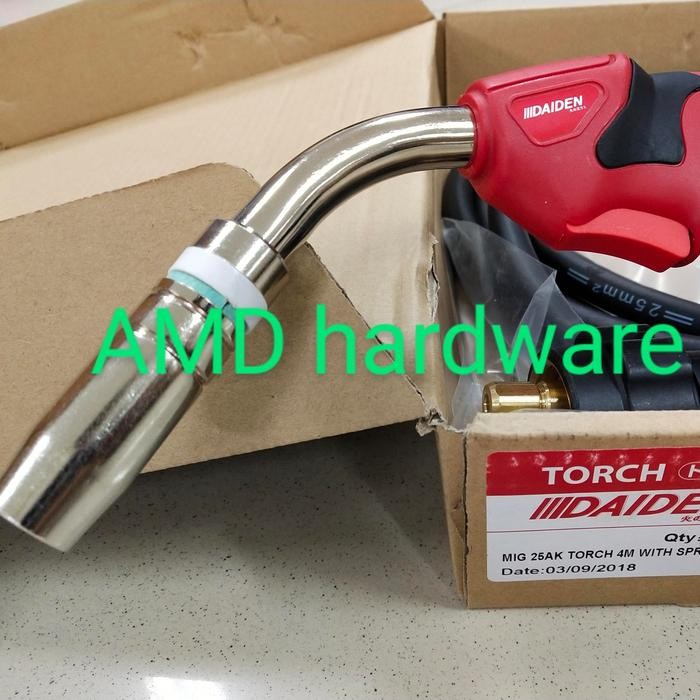 Promo Gagang Stang Las Mig Torch 25Ak 4 Meter Daiden Japan (Euro Connector)
