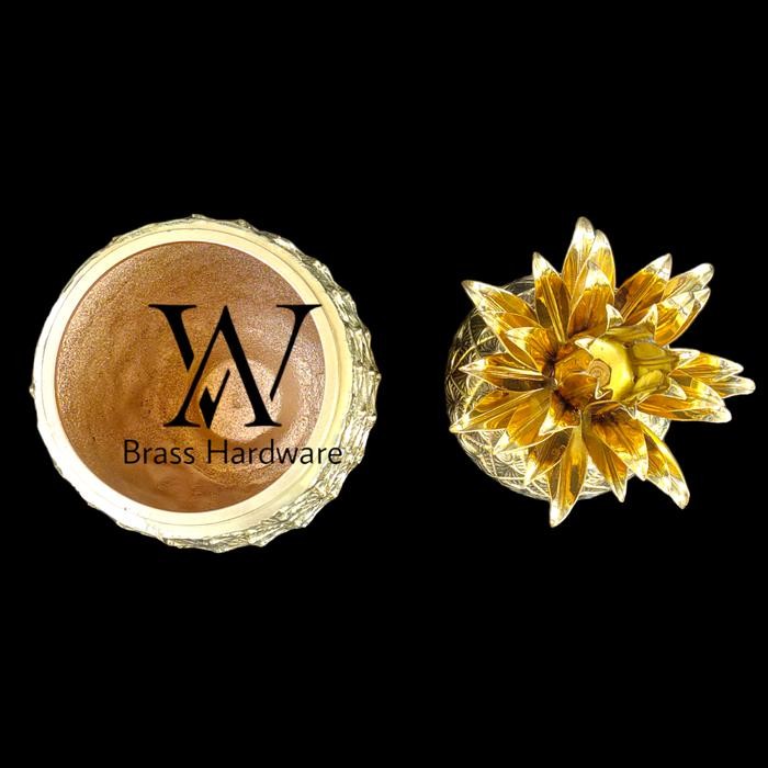 Pajangan Nanas - Gold Pineapple - Tempat Perhiasan