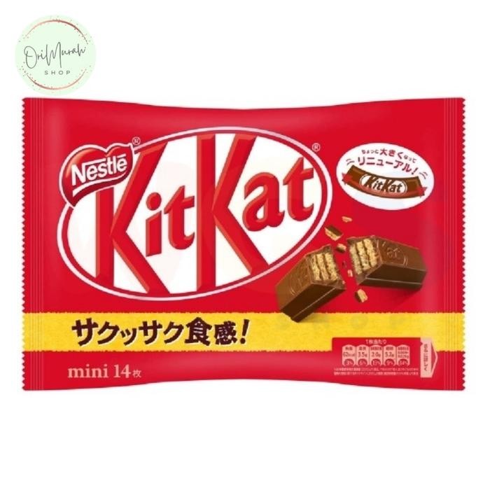 

Coklat Kitkat Mini Jepang Kit Kat Japan Green Tea White Dark Chocolate