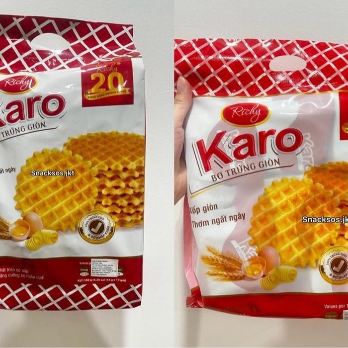 

RICHY KARO WAFFLES CRISPY BUTTER WAFFLE 270GR / 150GR