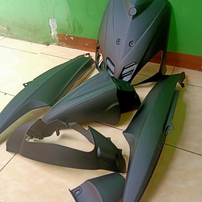Full body alus Mio sporty hitam doff