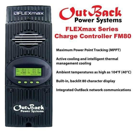 Outback Flexmax 80-Fm80-150Vdc Mppt