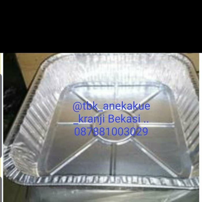 Aluminium Foil OX 1400 20x20 cm tanpa tutup dijual 1 pak isi 10 pc