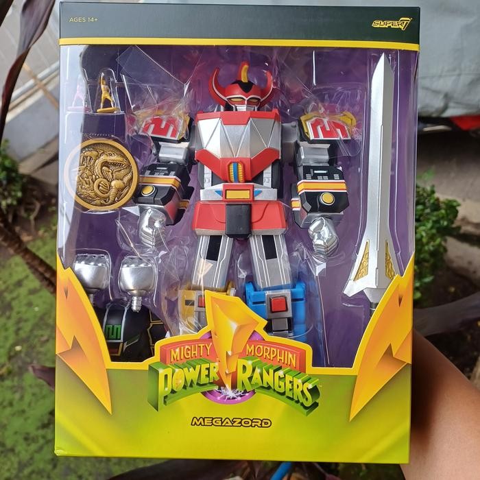 Mighty Morphin Power Rangers Ultimates Dino Megazord MISB Super7