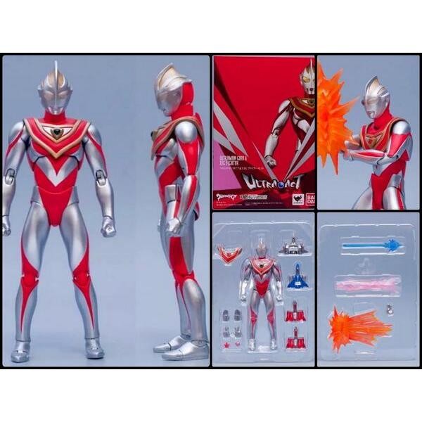 Premium Bandai Ultra Act Limited Ultraman Gaia & XIG Fighter