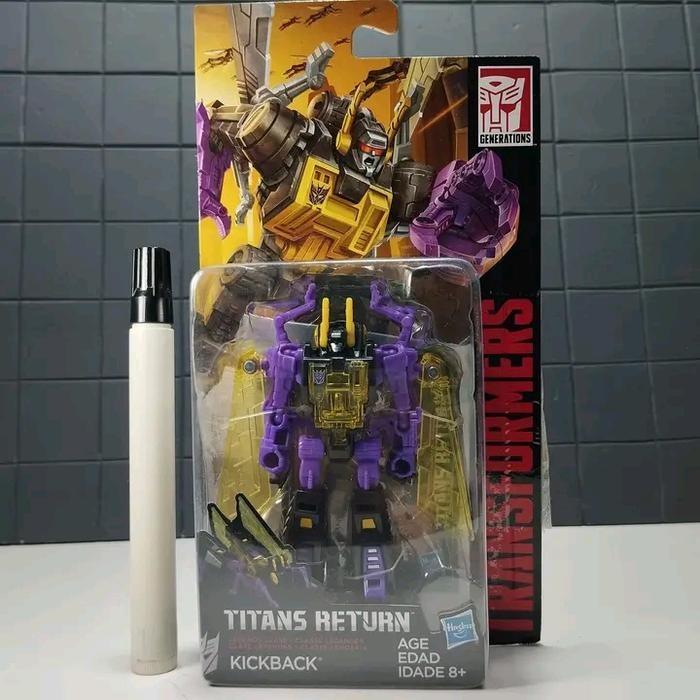 Mainan action figure Kickback transformers By hasbro Combiner wars Wre