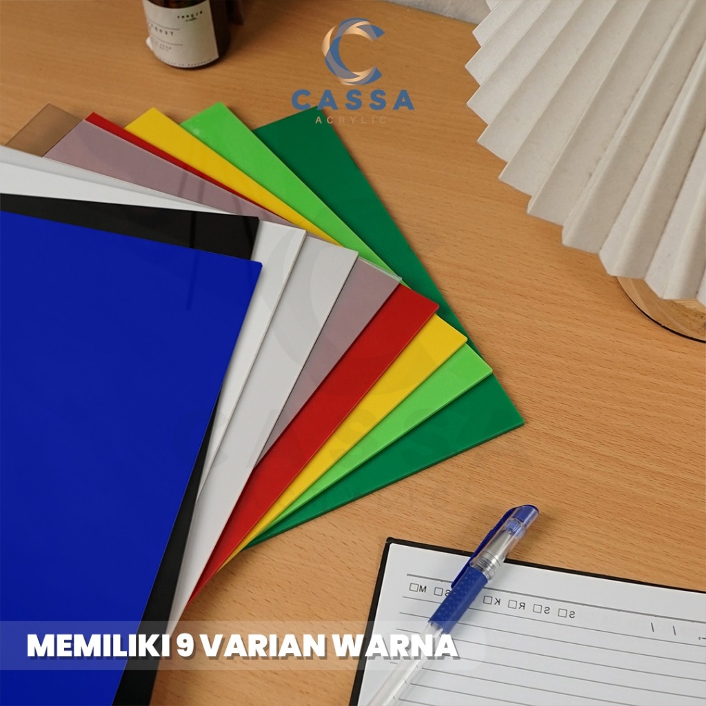 

Akrilik Lembaran A2 2mm / Acrylic Sheet Clear Transparan Warna