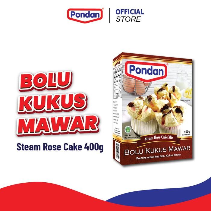 

New Pondan Bolu kukus mawar