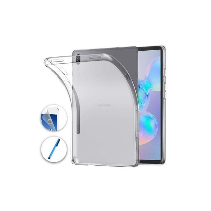 CUCI GUDANG.. SAMSUNG GALAXY TAB S7 S7 PLUS SILICON BENING CASING TPU CLEAR BUNDLING