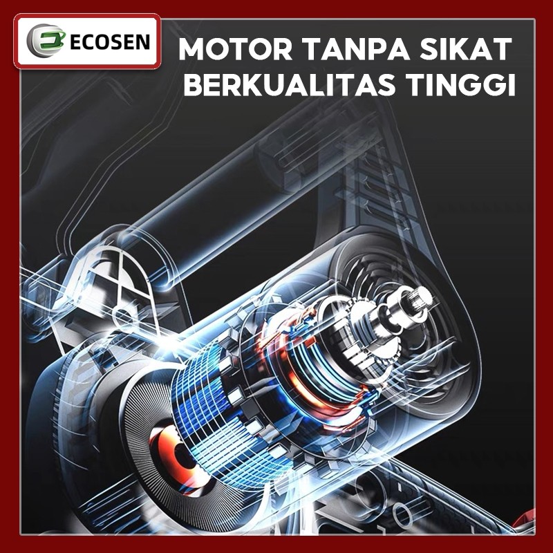 ECOSEN/GERGAJI MESIN MINI PEMOTONG KAYU/GERGAJI BATERAI/GERGAJI LISTRIK 12 INCH/CHAINSAW/GERGAJI