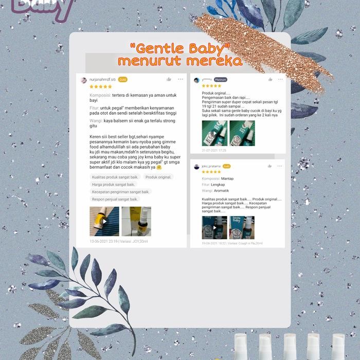 READY.. GENTLE BABY COUGH AND FLU - OBAT BATUK BAYI - OBAT FLU BAYI - PILEK