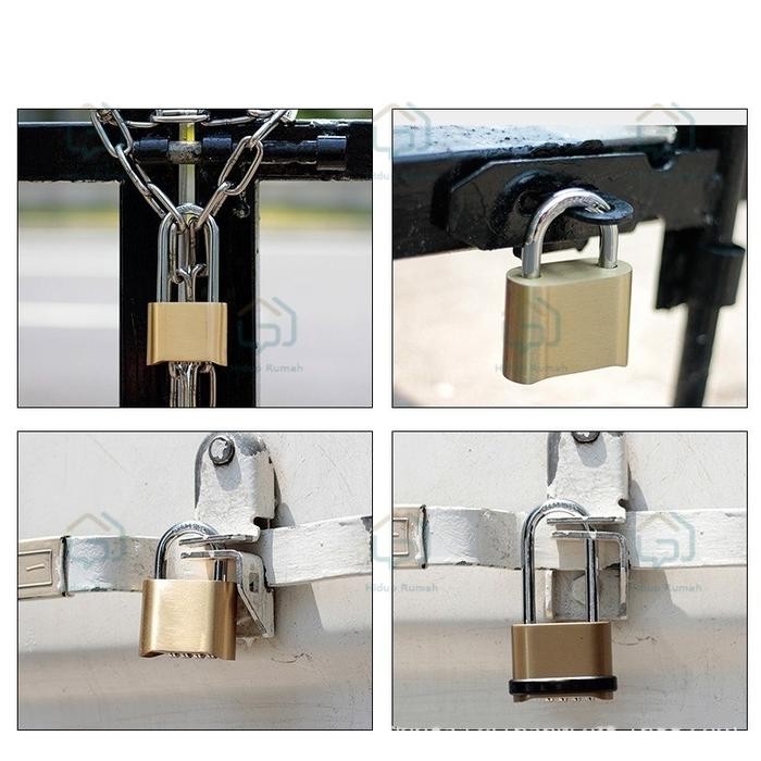 gembok angka besar Gembok Angka Kombinasi 4 Digit Kunci gembok Nomor /gembok angka besar Angka Pin