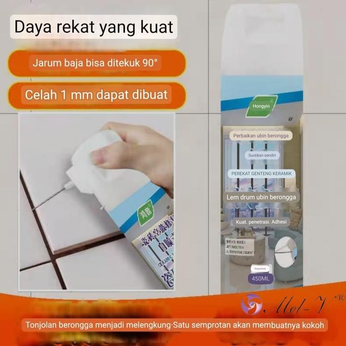 Semprotan Lem Keramik Ubin Lantai Dinding Super Lengket Perekat Kuat *