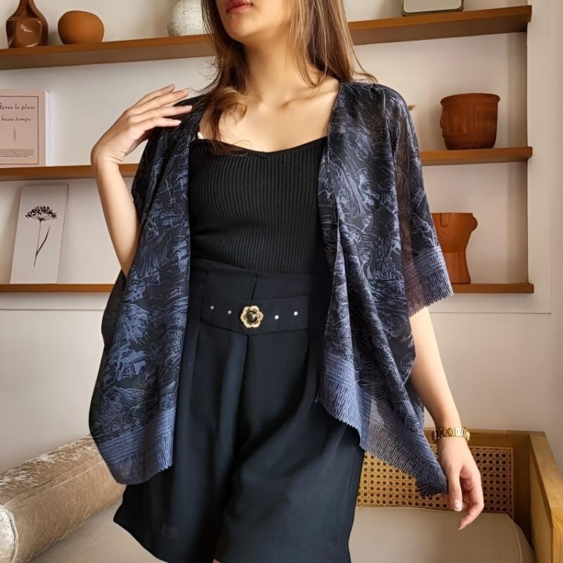 TERBARU outer scarf batwing / outer scarf model kelalawar Cardigan wanita / outer scarf kimono