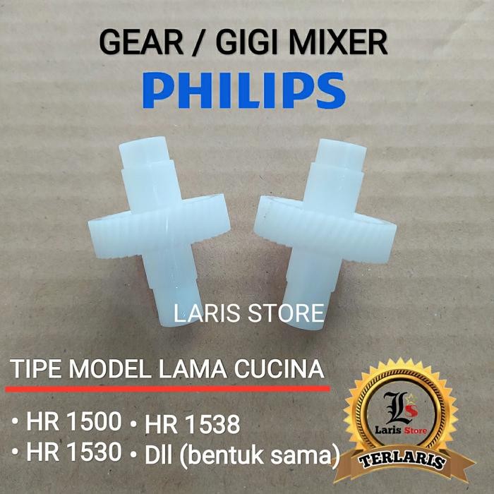 SendToday- Gear Gigi Mixer Philips Hr 1500 Hr 1530 Hr 1538 Cucina Original