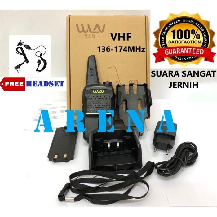 SendToday- Walkie Talkie Ht Wln Pro Two Way Vhf Radio Long Range Asli Berhologram