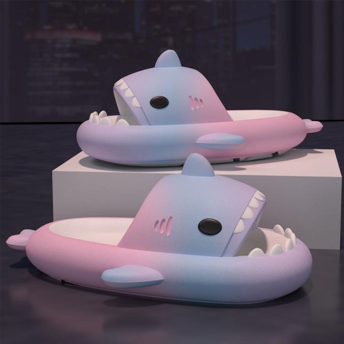 JejakKecil- Starlight Sandal Hiu Sandal Baby Shark Dewasa Sendal Anak Perempuan Shark Sendal Jelly