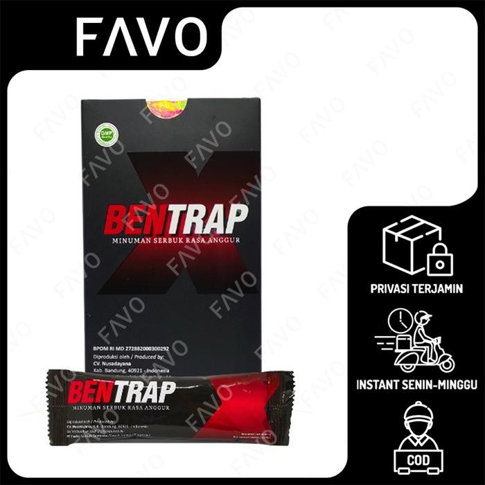 terjaminDiKita- Minuman Serbuk - Bentrap Stamina Pria Rasa Apel - 5 Sachet