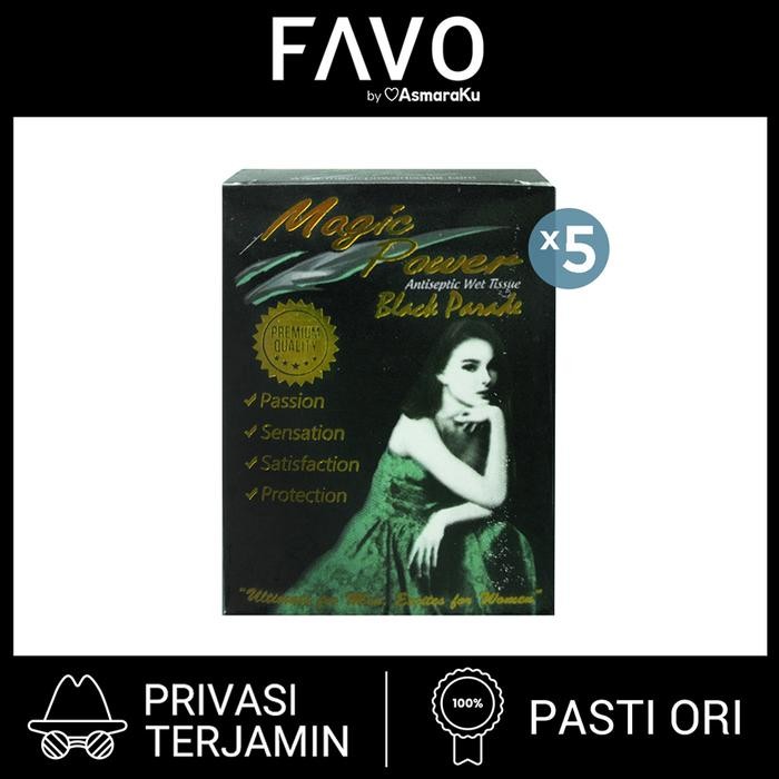 terjaminDiKita- Tisu Magic Magic Power Tissue Black Parade Pack - 5 Pack