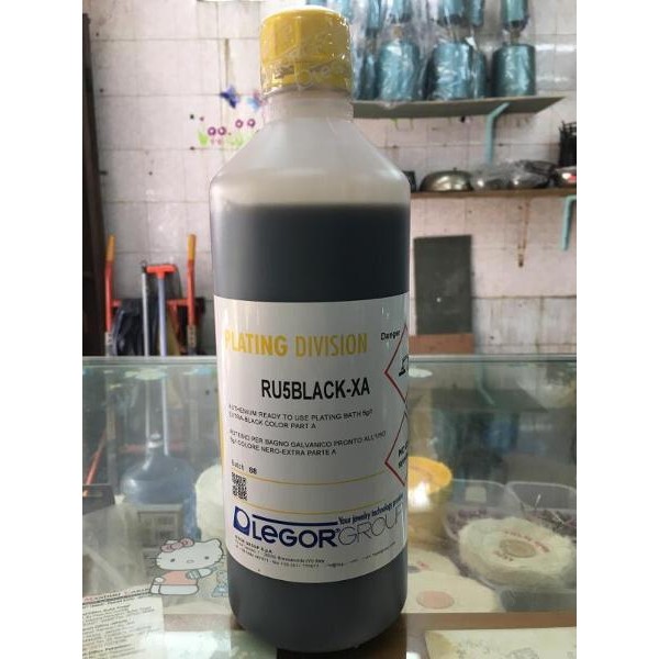 terjaminDiKita- Rhodium obat sepuh hitam eceran 100ml