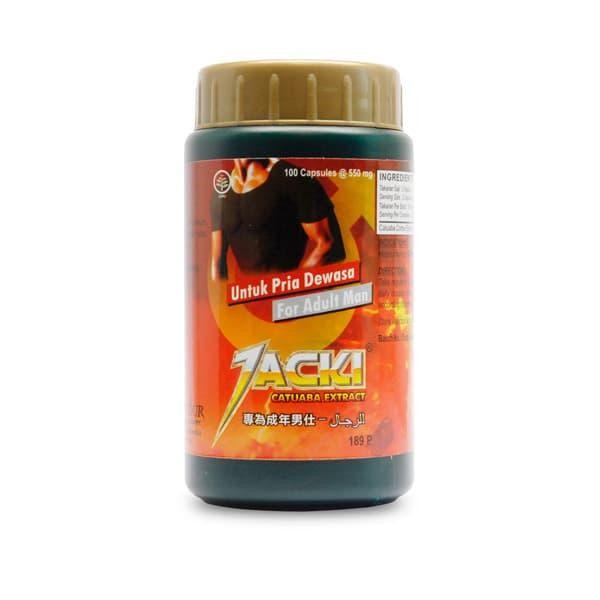 terjaminDiKita- JACKI 100 KAPSUL - Borobudur Herbal - Pembangkit Stamina Pria