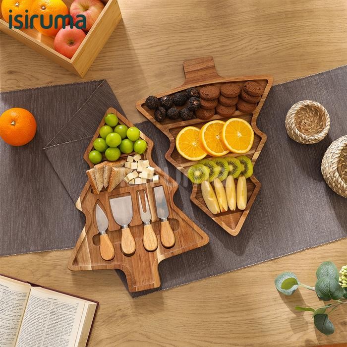 Telenan / Telenan Kayu / Hiasan Natal / PINE Chopping Board - ISIRUMA *