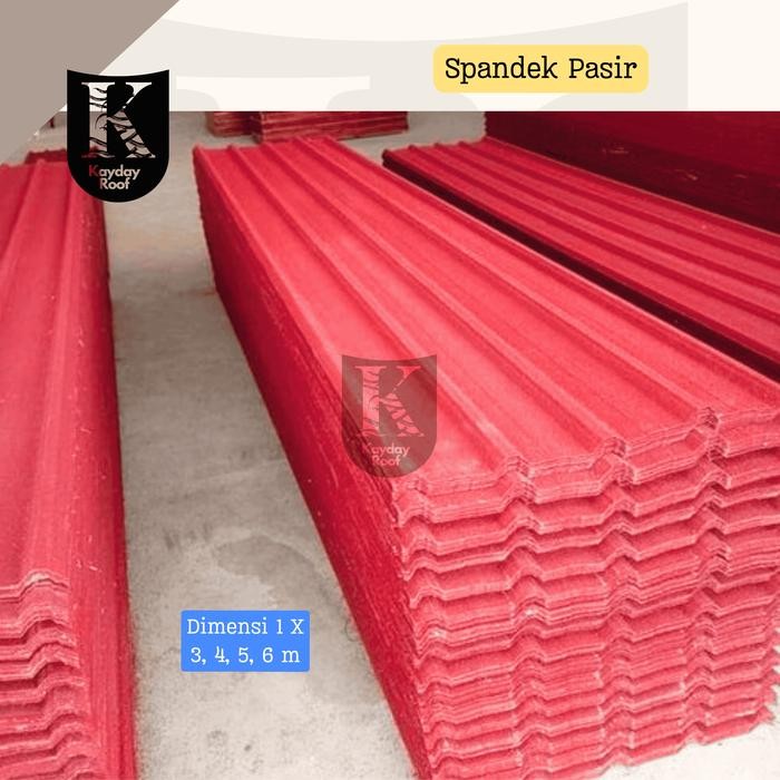 Atap Spandek Pasir / Spandeck Atap Baja Ringan / Roofdeck Pasir 0.35 Mm *