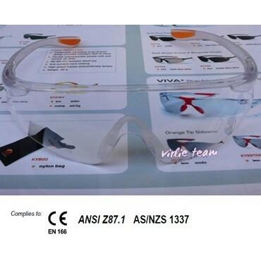 Kacamata kings ky 1151 clear Smoke Lens,safety glass king ky1151