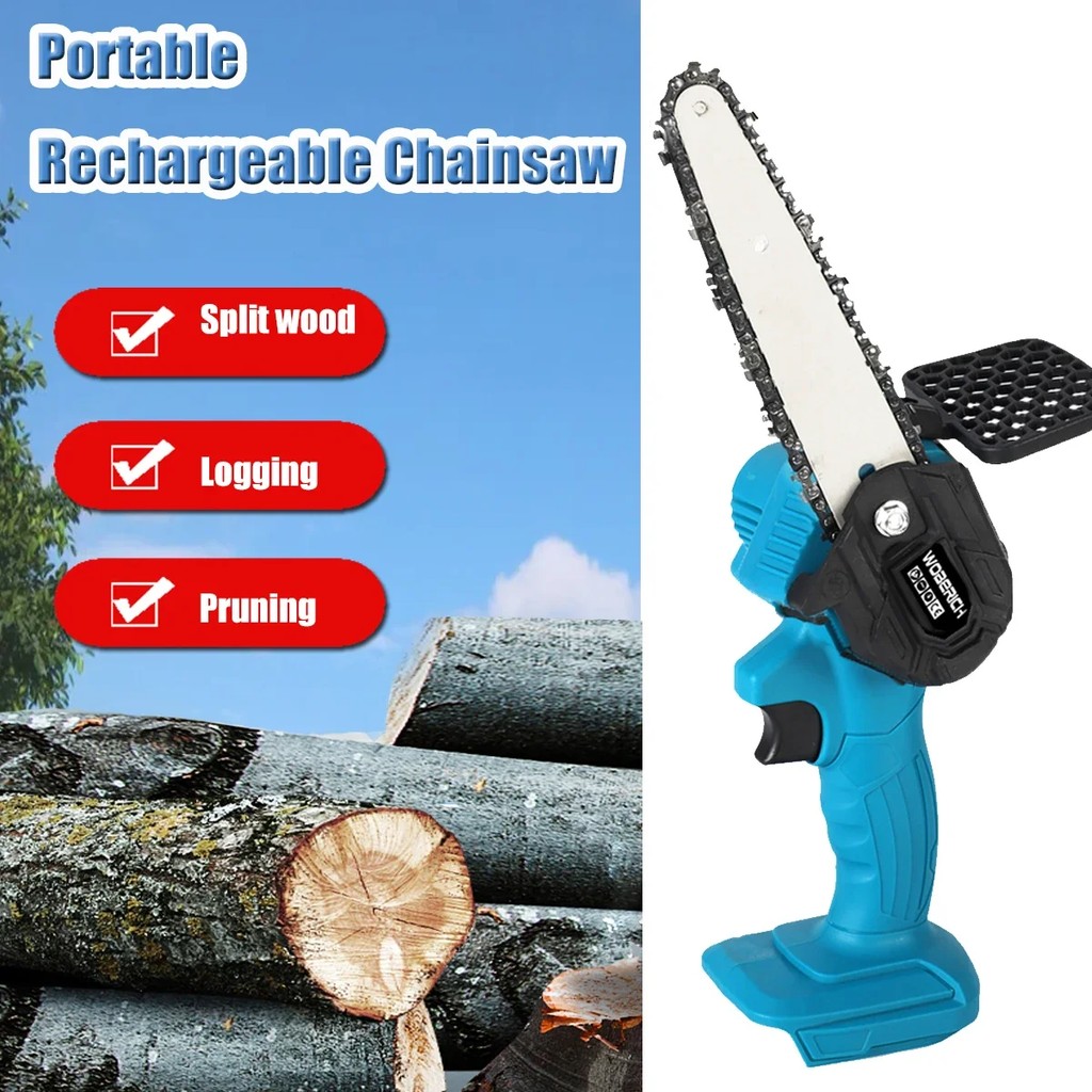 Cordless Electric mini chainsaw 6 Inch mini Pruning Saw Electric Chainsaw body compatible For 18V Ma