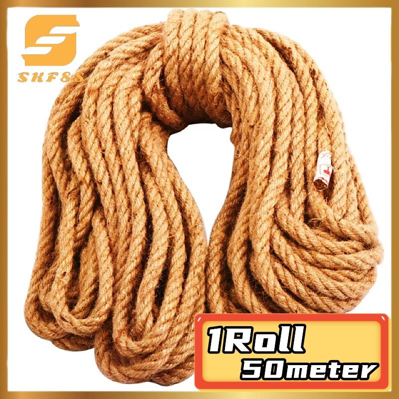 

Tali rami 14mm 1roll 50meter Tali goni / Garukan Kucing / kerajinan tangan / Tali Tambang / Tali