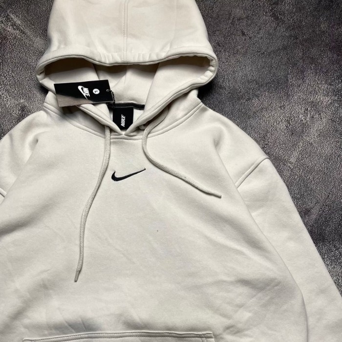 [Best Quality] Hoodie Nike Center Swoosh Full Tag Label Original