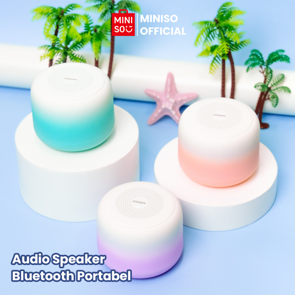NEW PRODUCT MINISO AUDIO SPEAKER BLUETOOTH PORTABEL SPEAKER NIRKABEL SUARA SURROUND 360 DERAJAT