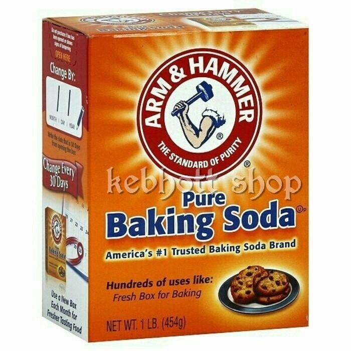 

InstanTanyadulu- arm n & hammer hamer pure tepung baking backing soda powder 454 gr USA