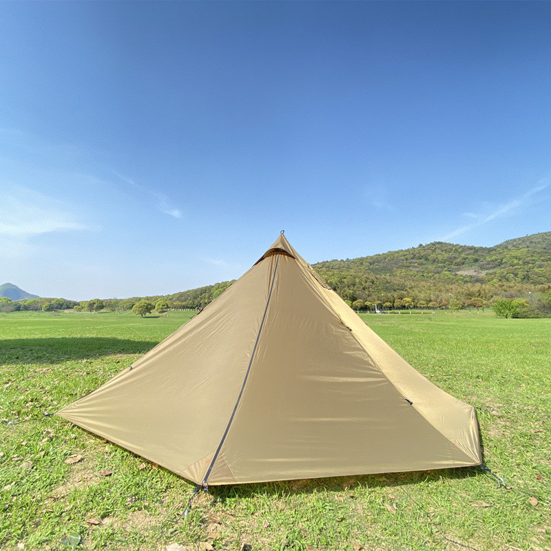 3-4 person Pyramid one - house multi-person shelter camping tent  beach tent  beach umbrella  outdoo