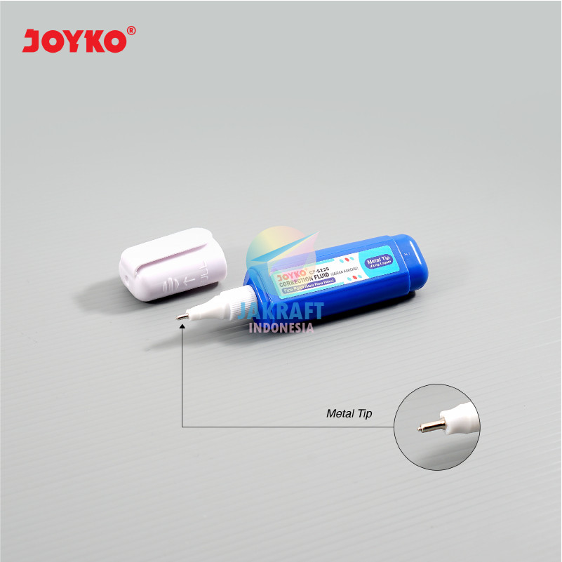 

(12 Pcs) GROSIR Tipe-X Tipex Tip-Ex Cair Putih CF-S225 White Correction Fluid Ujung Tip Besi Anti