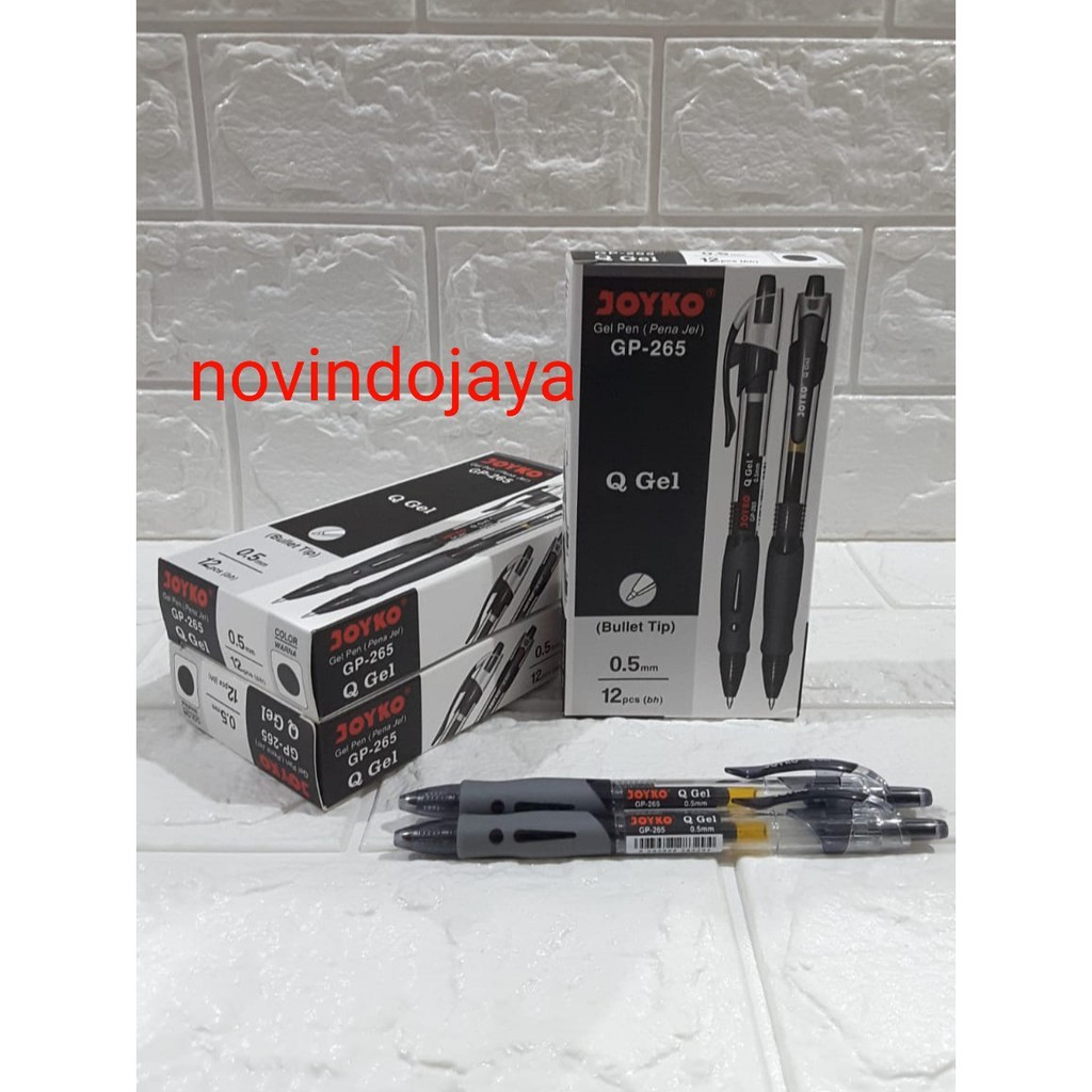 

GEL PEN GP-265 Q GEL Pena Jet 0.5 mm (12pcs) termurah