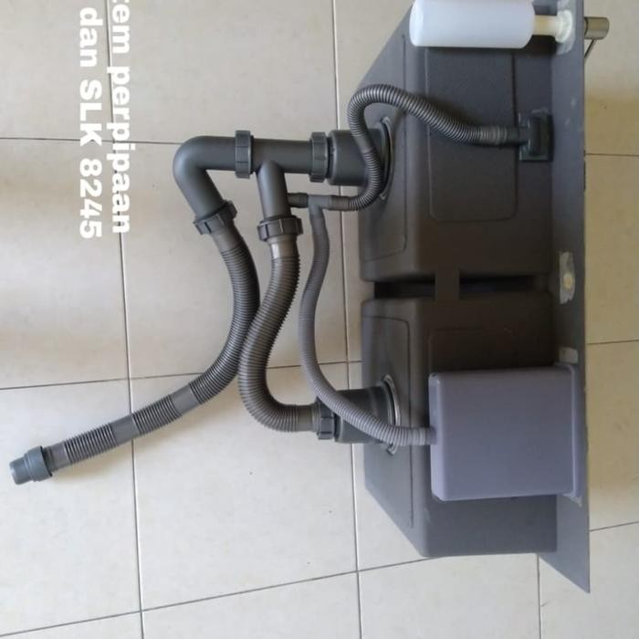 Pawongenz Bak Cuci Piring Hemel Slk8245 3 Mm Tebal. Dengan Tiris Piring