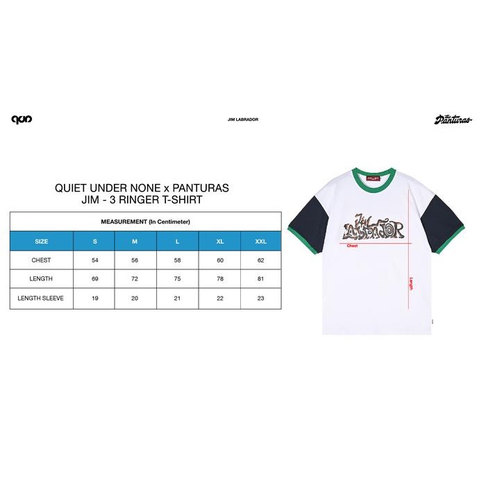 Hot Promo Quiet Under None X The Panturas Ringer Tee Sxk3104