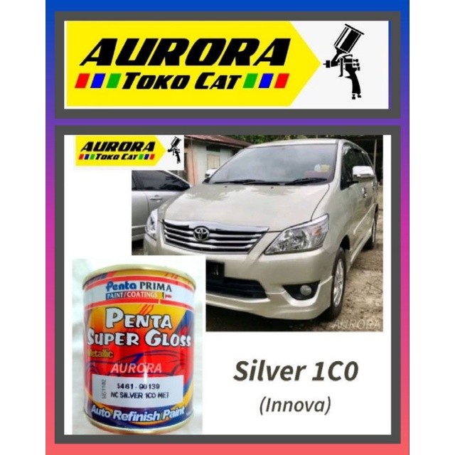 CAT SILVER INNOVA TOYOTA KIJANG 1CO PENTA SUPERGLOSS NC SILVER 5461-90139
