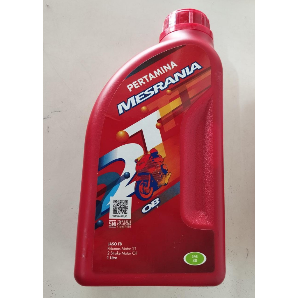OLI PERTAMINA MESRAN MESRANIA 2T OB OLI SAMPING 1 LITER