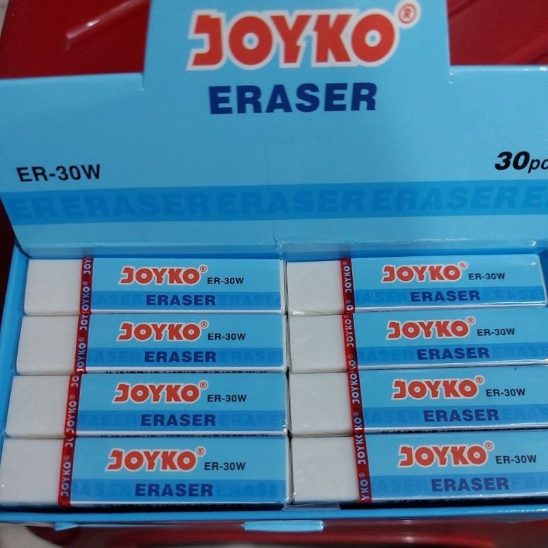 

penghapus pencil er-30 white ( 1pack isi 30 pcs)