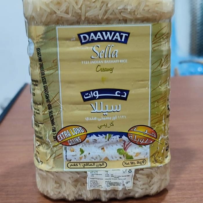

InstanTanyadulu- Beras Basmati 1 kg DAAWAT Sella 1121 Creamy