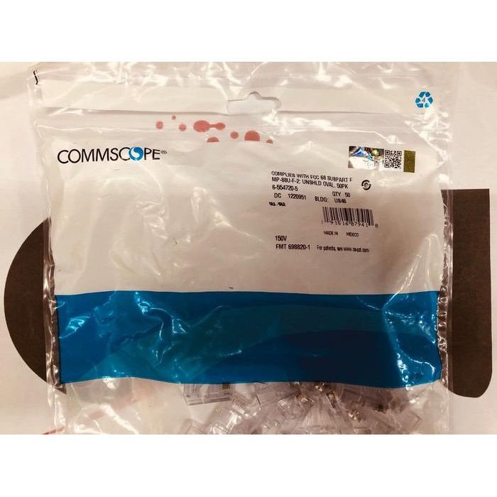 AMP COMMSCOPE CONNECTOR RJ45 CAT5 RJ-45 CAT.5E ORIGINAL