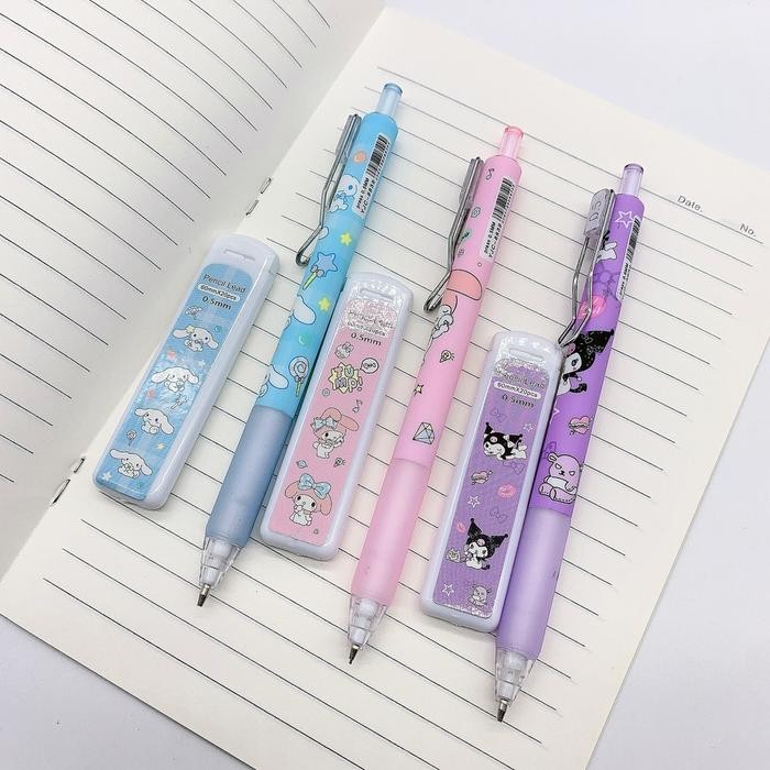 

ID PENSIL MEKANIK 0.5 LABUBU SANRIO / MECHANICAL PENCIL CUTE PLUS REFILL - GG0458