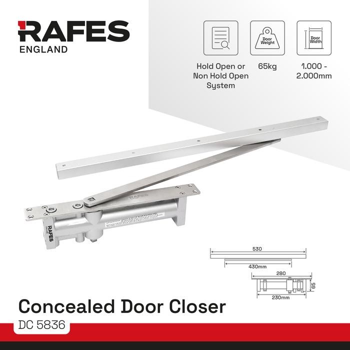 Ready Rafes Door Closer Tanam/Concealed Door Closer Rafes - Dc 5836