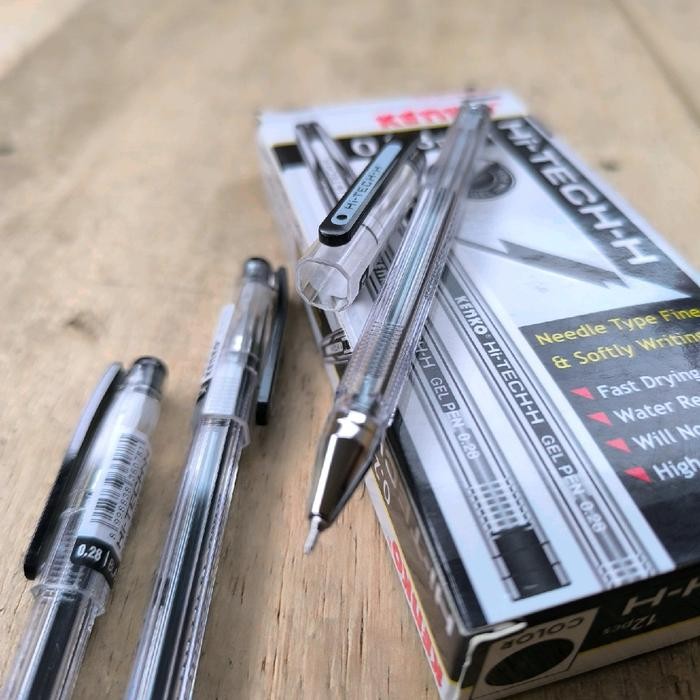 

ID PULPEN HITECH KENKO 0.28MM WARNA HITAM & BIRU 1 PAK (ISI 12 PCS) - TINTA STATIONERY