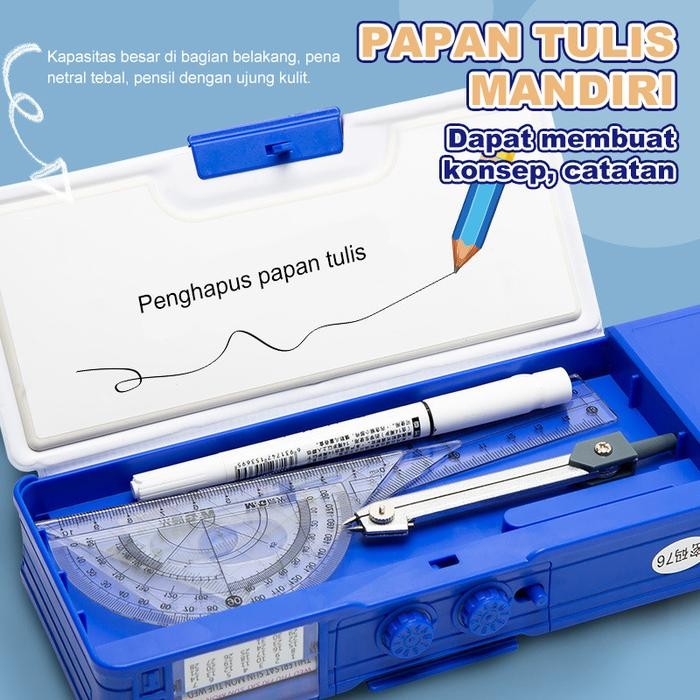 

ID KOTAK ALAT TULIS ANAK LAKI-LAKI KOTAK PENSIL POLA KARTUN RAUTAN TEMPAT PENSIL DUA LAPIS BAHAN