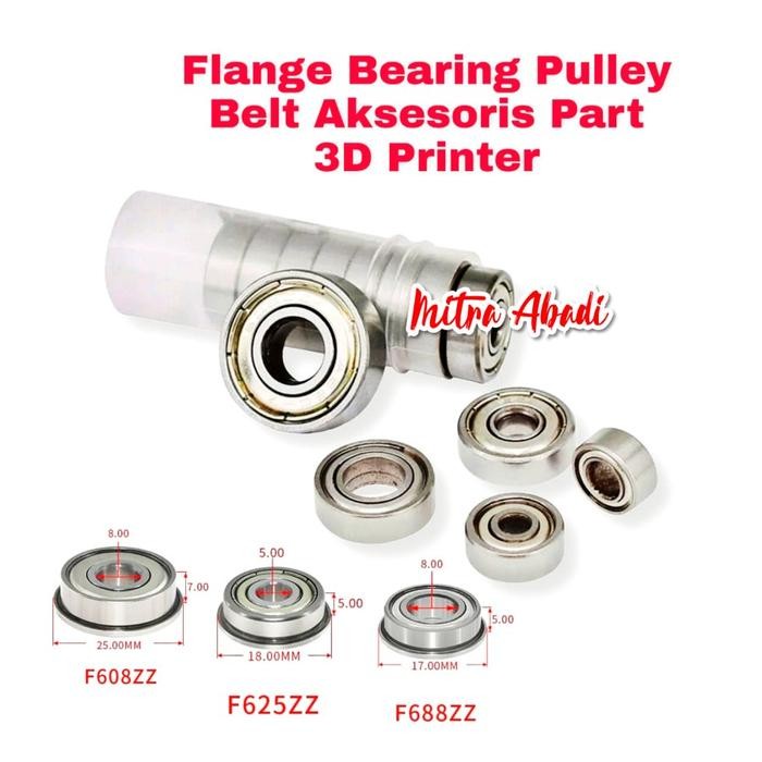 

ID FLANGE BEARING PULLEY BELT AKSESORIS PART 3D PRINTER