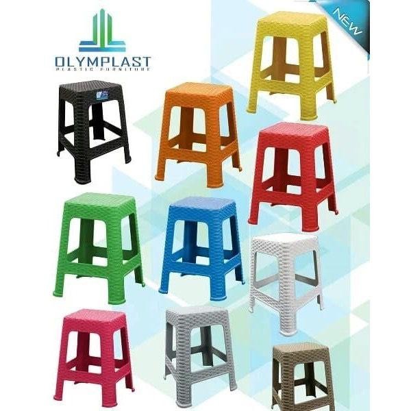 Kursi Plastik motif Rotan Olymplast kursi bakso olymplast *