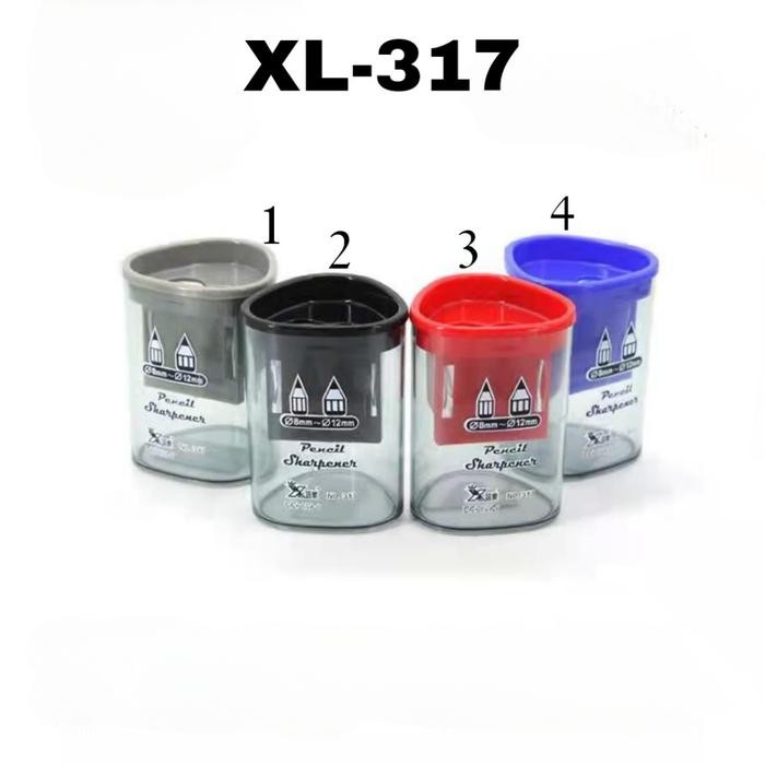 

ID UF PERUNCING POLOS 2 LOBANG SERI XL / RAUTAN / SERUTAN PENSIL /SHARPENER